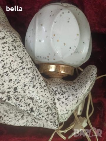 Порцеланова олекотена нощна лампа гълъб ,стилна и елегантна в по-модерен стил , снимка 3 - Антикварни и старинни предмети - 46173611