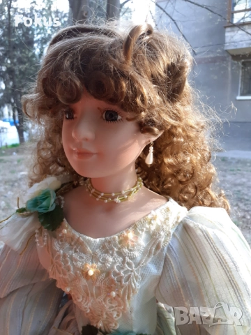 ГОЛЯМА СТАРА УНИКАЛНА КОЛЕКЦИОНЕРСКА ПОРЦЕЛАНОВА КУКЛА МАРКА, снимка 2 - Антикварни и старинни предмети - 52335520