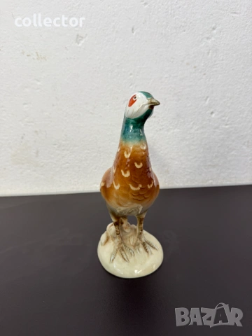 Порцеланова фигура на фазан - Royal Dux. №7946, снимка 5 - Колекции - 53823610