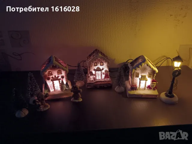 LED светещи къщи - улицата на  Gingerbread. MAGIC VILLAGE., снимка 13 - Декорация за дома - 47817261