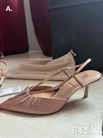 Нови обувки на ток на Zara, снимка 3 - Дамски обувки на ток - 52502198