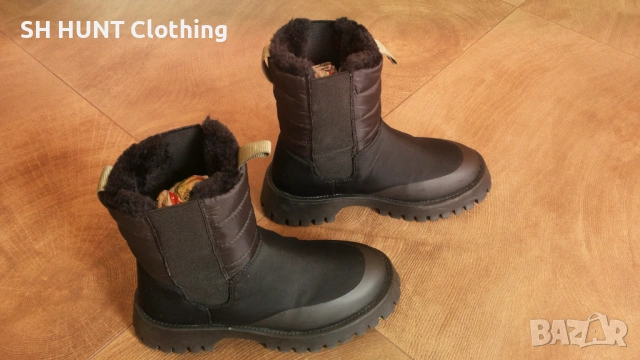 SWIMS Olivia Fur Puffer 21364-001 размер EUR 36 / UK 3 зимни дамски 53-13-S, снимка 3 - Дамски боти - 53115324