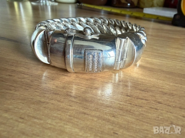 Buddha to Buddha- Ben XL-сребърна гривна, снимка 2 - Гривни - 54166426