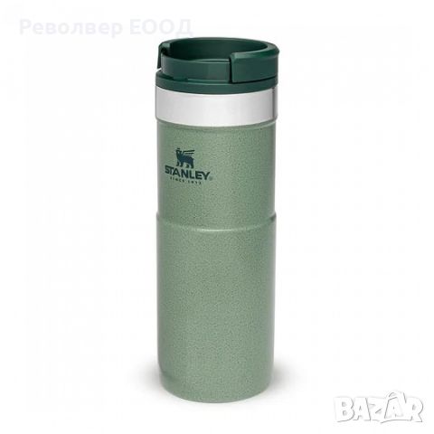 Термо чаша Stanley NeverLeak™ - 0,470 мл, в цвят Hammertone Green