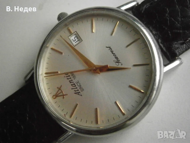ATLANTIC Seacrest, 35 mm; Quartz, Swiss, снимка 3 - Мъжки - 51379274