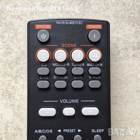 Дистанционно за AV ресивър YAMAHA RAV28, RAV34 , снимка 2 - Ресийвъри, усилватели, смесителни пултове - 52912106
