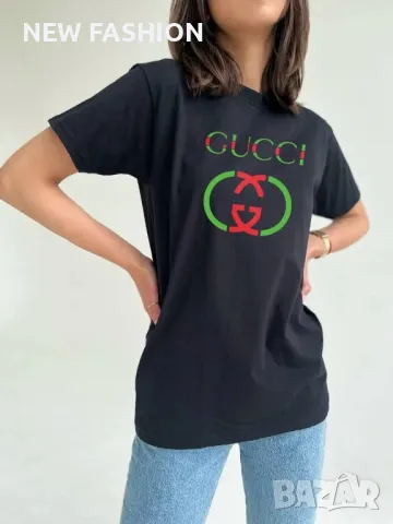 Дамски Памучни Тениски :  XS-2XL:  GUCCI: FENDI:, снимка 7 - Тениски - 46859415