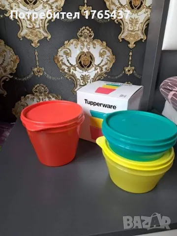 Комплект от 3 броя купи за хладилник Tupperware , снимка 6 - Други - 47817345