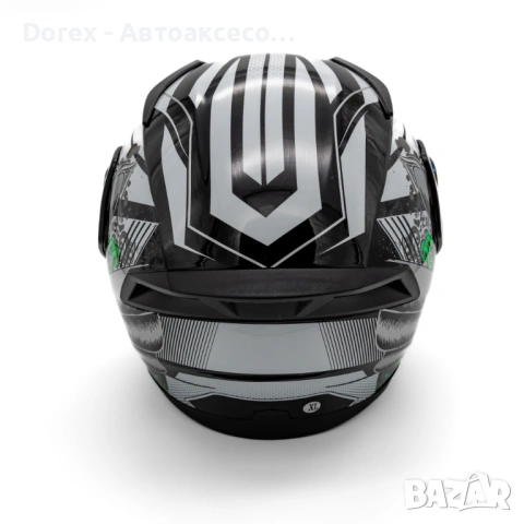 Модулна мото каска с Bluetooth хендсфри черна L и XL, снимка 6 - Аксесоари и консумативи - 54184839