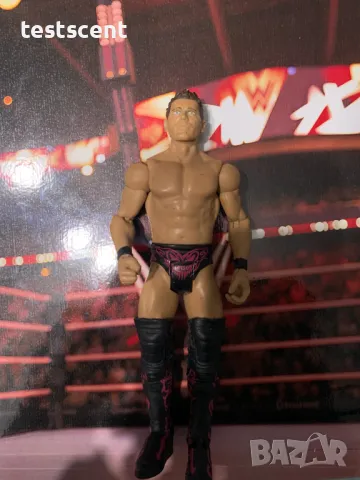 Екшън фигура WWE The Miz Миз играчка figure Mattel Basic Black/Red, снимка 3 - Колекции - 48509137