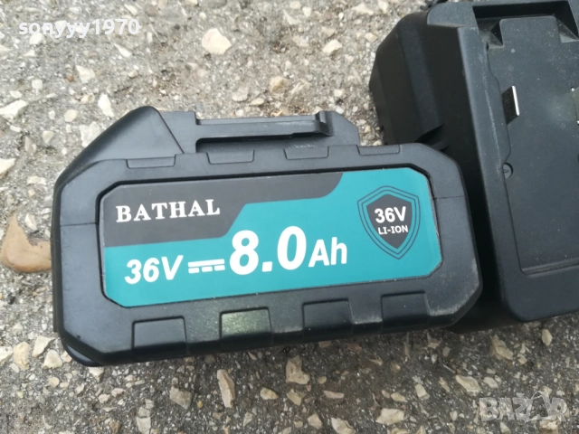 BATHAL-за флекс-MAKITA-LI-ION БАТЕРИЯ И ЗАРЯДНО 1810252331, снимка 6 - Винтоверти - 52102485