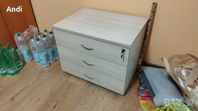 Шкаф с три чекмеджета - офис контейнер 69/50/55см, снимка 6 - Шкафове и рафтове - 53907029