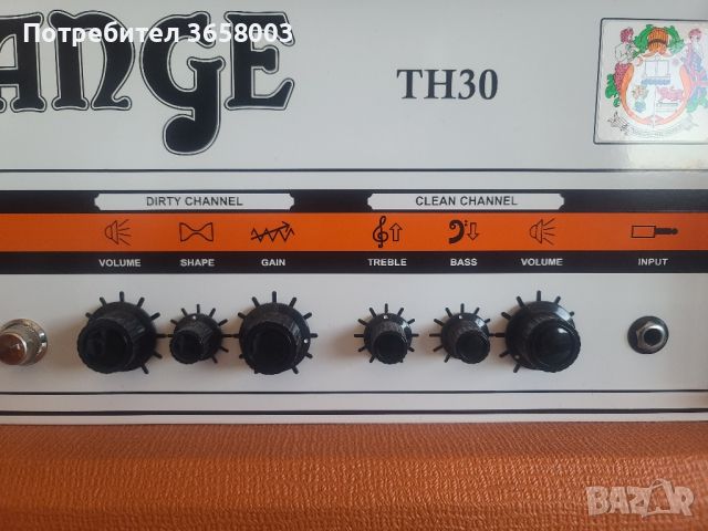 Orange TH 30 лампов китарен усилвател, снимка 4 - Китари - 44989907