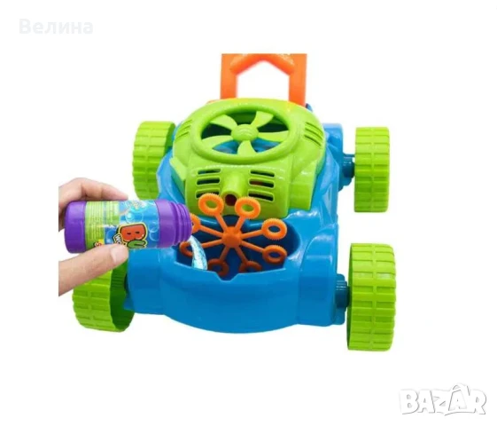 Детска косачка за сапунени балони мехури музикална играчка за бутане, снимка 3 - Други - 50803111