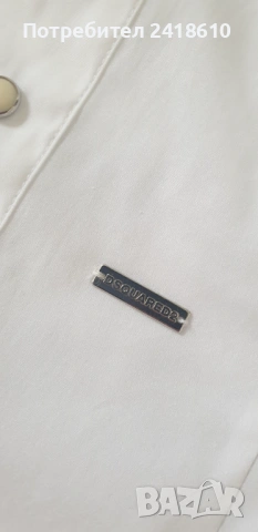 DSQUARED2 Italy , Cotton Womens Size 38 -  S НОВО ! ОРИГИНАЛ! Дамска Риза!, снимка 11 - Ризи - 53373327