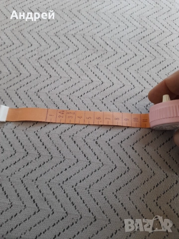 Стар шивашки метър #4, снимка 5 - Други ценни предмети - 53428754