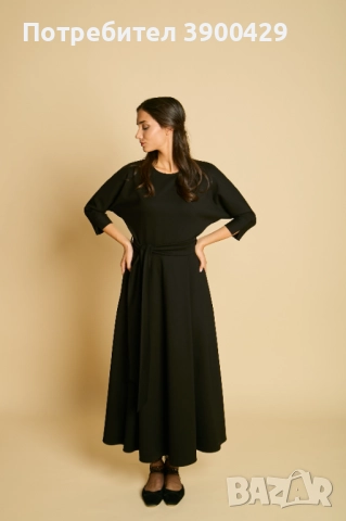 Памучна Миди Рокля - Stella, снимка 3 - Рокли - 52184092