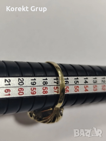 Златен дамски пръстен 14к, снимка 8 - Пръстени - 52901292