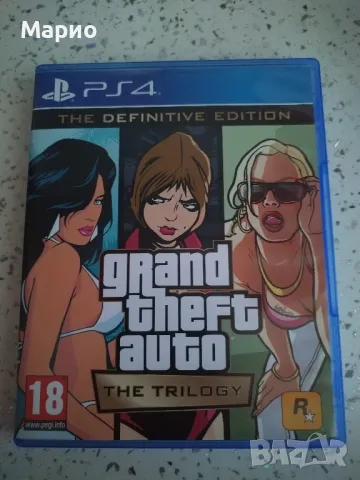 Gta the trilogy definitive edition ps4 , снимка 1 - Игри за PlayStation - 48975441