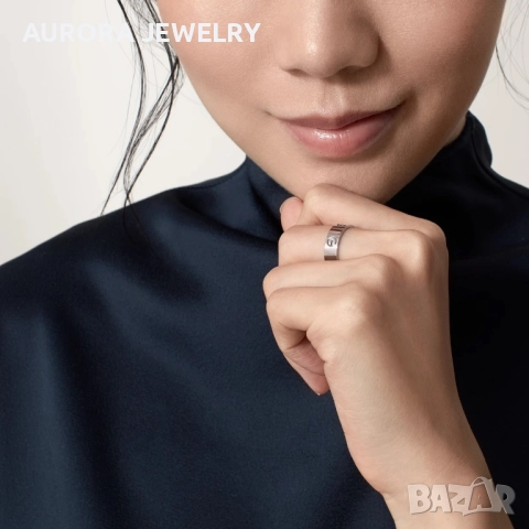 CARTIER Love White Gold Classic Model Пръстен, снимка 8 - Пръстени - 52879471