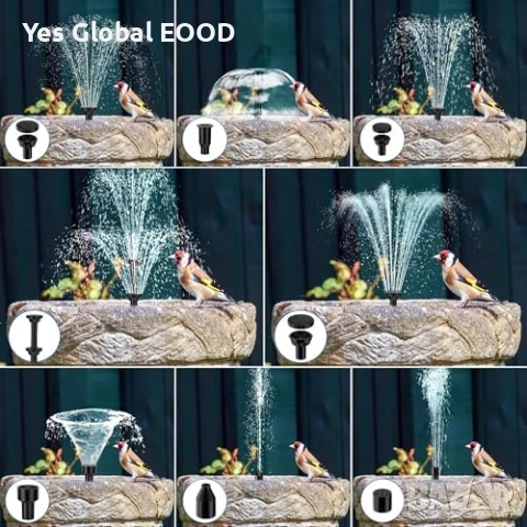 Biling 7.5W соларна фонтан помпа с батерия, снимка 5 - Друга електроника - 53441974