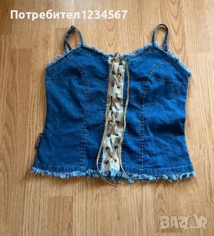 Дамски потник denim, снимка 1 - Потници - 47162881