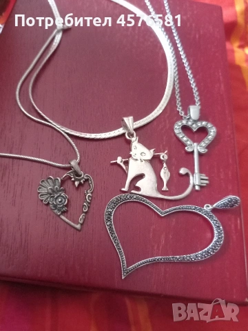 сребро 925 маркирани тествани и проверени при интерес на лично, снимка 3 - Колиета, медальони, синджири - 53512069