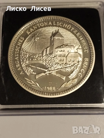 Швейцария 50 франка 1988г., снимка 5 - Нумизматика и бонистика - 54057538