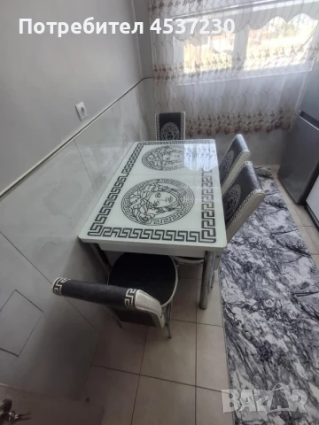 Кухненска маса със 6бр.столчета, снимка 3 - Маси - 51157157