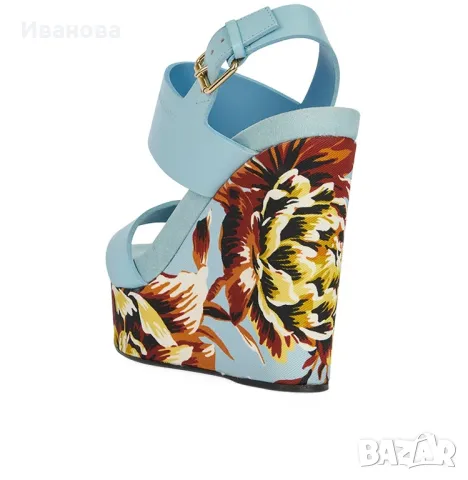 Дамски сандали с платформа BURBERRY, снимка 9 - Сандали - 49342513