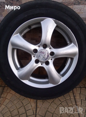 Алуминиеви джанти 16-ки 5x112 от Mercedes Vito , снимка 2 - Гуми и джанти - 53711646