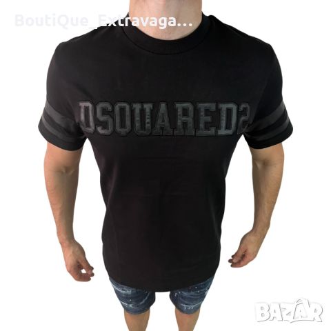 Мъжка тениска Dsquared Black Edition 2024 !!!, снимка 2 - Тениски - 46186562