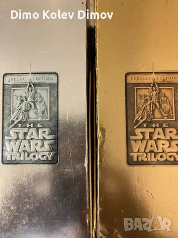 STAR WARS VHS Сребърното и Златното издание, снимка 2 - Други жанрове - 47998245