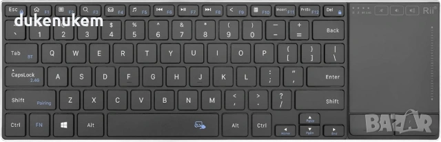 Безжична клавиатура с голям тъчпад – Bluetooth 5.1 + 2.4G,