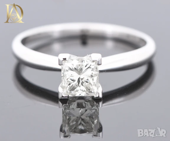 Нов Златен Пръстен с 0.86кт Естествен Диамант