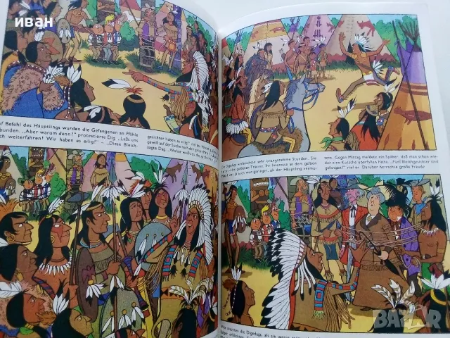 Комикс Mosaic №3 "Bei den Indianern" - 1975г., снимка 5 - Списания и комикси - 50113052