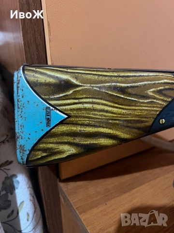 Стара ламаринена играчка калашник, снимка 2 - Колекции - 53670108