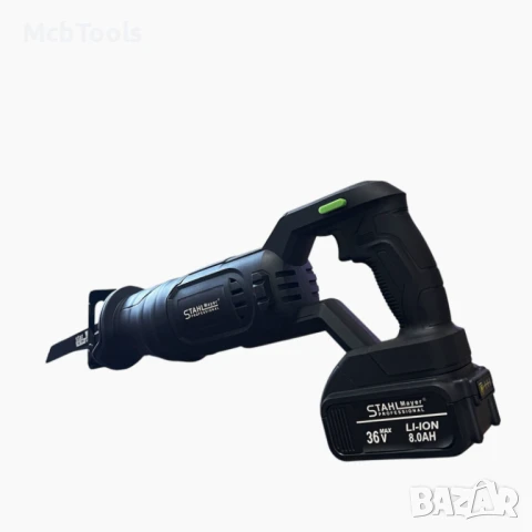 Акумулаторен саблен трион STAHLMAYER 36v с 2 батерии 8A, снимка 4 - Други инструменти - 51102924