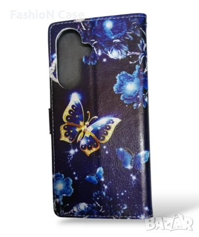 Кожен шарен калъф тип тефтер книга за Samsung A57 5G, снимка 2 - Калъфи, кейсове - 53492623