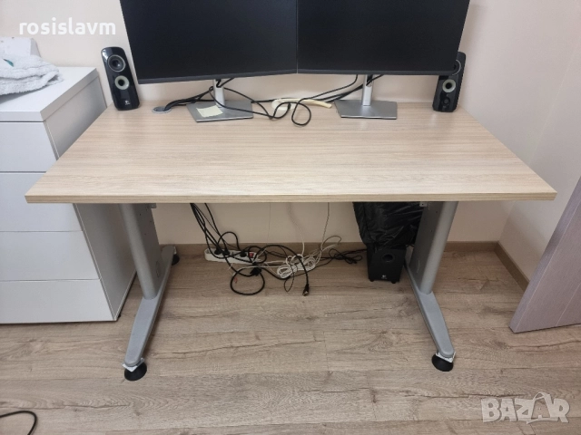 Геймърско/Офис бюро 135 х 70 дъб бук