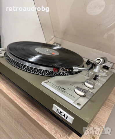 Колекционерски грамофон AKAI AP-207 - direct drive, fully automatic🔈, снимка 4 - Грамофони - 54194741