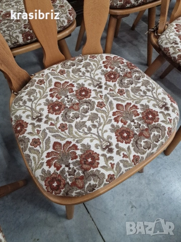 Масивни Трапезни Столове-10 броя-внос от Германия!ОБЯВЕНАТА ЦЕНА Е ЗА БРОЙ!, снимка 7 - Столове - 53563796