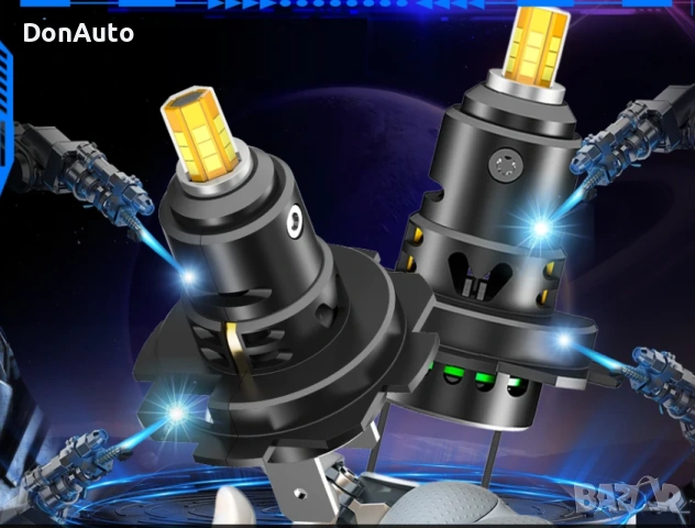 LED крушки H7 360°, снимка 2 - Аксесоари и консумативи - 53135664