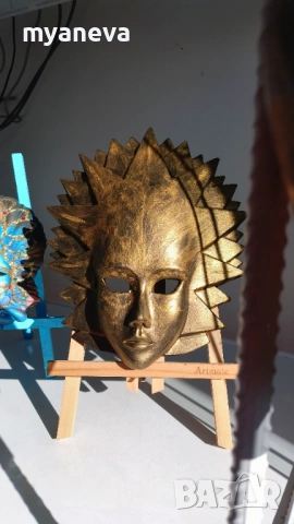 Венециански, керамични маски за стена. , снимка 2 - Декорация за дома - 53527695