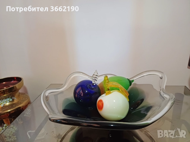 Фруктиера Мурано, снимка 3 - Декорация за дома - 52777939