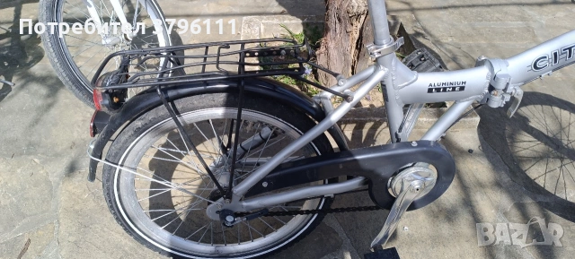 Аломиниев сгъваем велосипед, снимка 7 - Велосипеди - 53840064