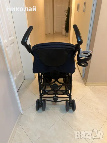 Бебешка количка Peg Perego - Pliko Mini, Navy, синя, отлично състояние, снимка 5 - Детски колички - 46748168