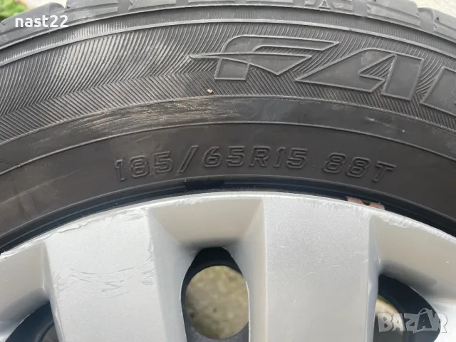 4бр.Джанти 15-ки с Гуми 185/65/15 5Х100 всесезонни Фолксваген , снимка 6 - Гуми и джанти - 49896779