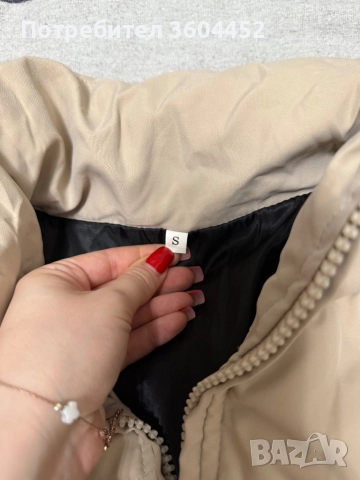 Ново бежово яке дебело, снимка 2 - Якета - 52697870
