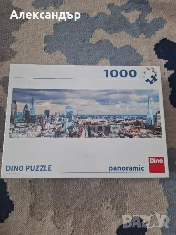 Чисто нов панорамен пъзел на Лондон DINO PUZZLE - 1000 части 